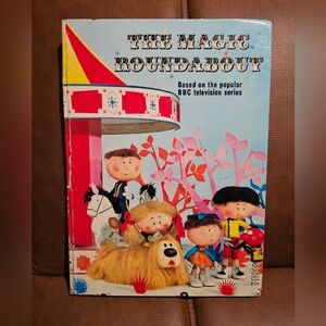 The Magic Roundabout Vtg 60s 1967 Book Rare UK BBC TV‎ Stop Motion Dougal Shaggy